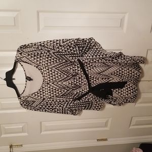 Flowy dress with belt